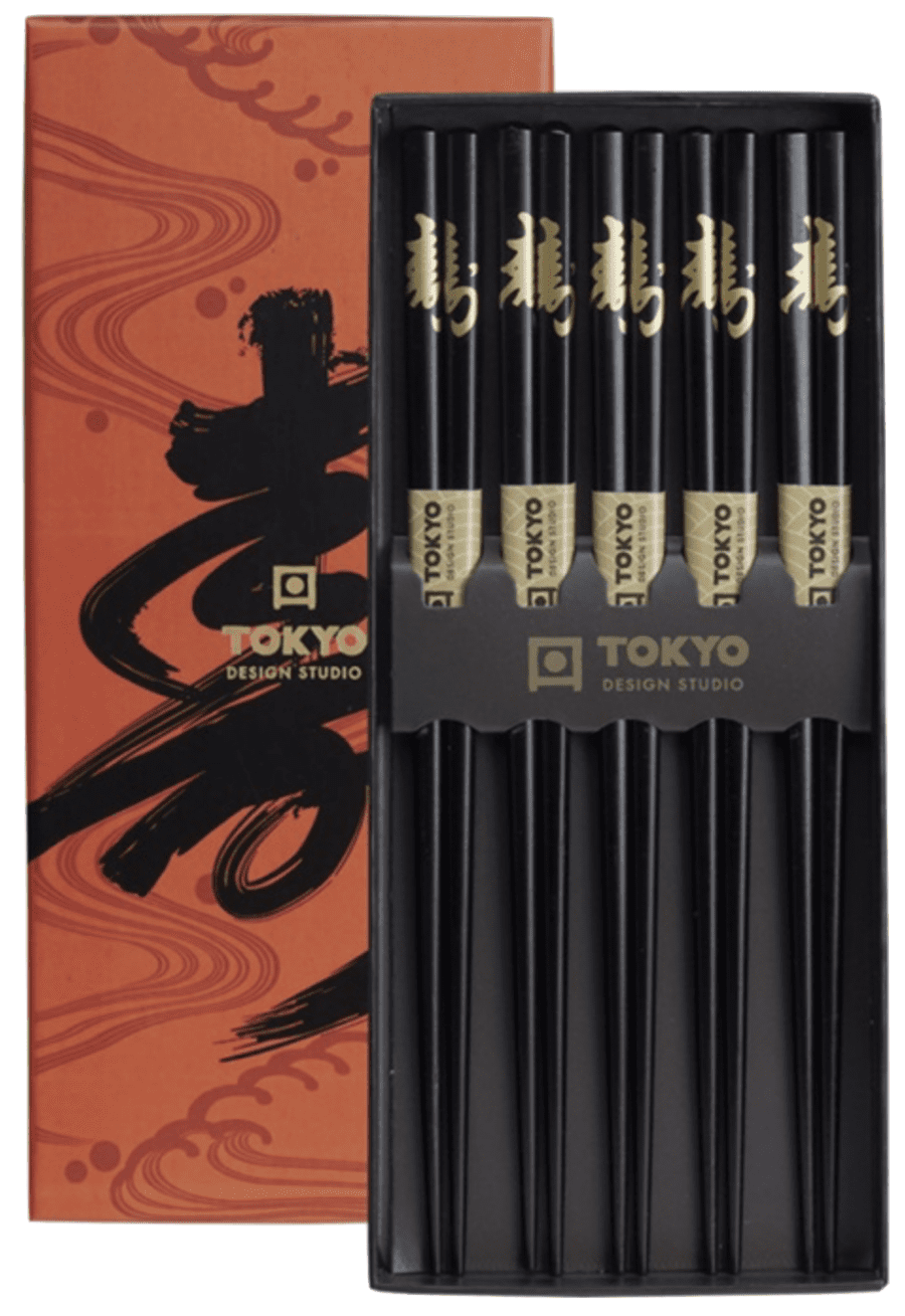 TOKYO DESIGN - SET DE 5 PAIRES DE BAGUETTES KOTOBUKI